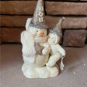 Dept 56 Snowbabies Snow Dream Snowman Joy for you and me Holiday Figurine Winter